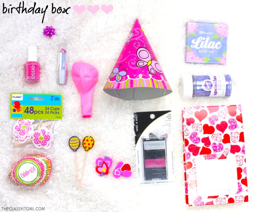 Ideas for your birthday box!